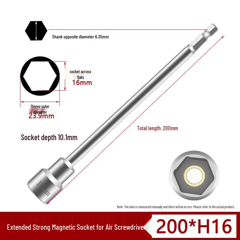 Магнитная ударная головка Шестигранный бит для электродрели и пневматической отвертки