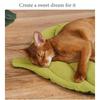 Leaf Shaped Cat Bed Soft Cotton Pet Bed New Cat Nest  Pet Accessories