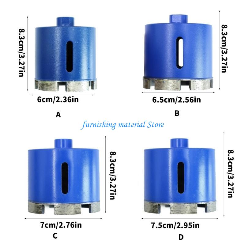 Y5GD Reliable Hole Cutter Tile Drill Bit Suitable for Easy Marble Drilling in Floor and Wall Home Renovation and Crafting