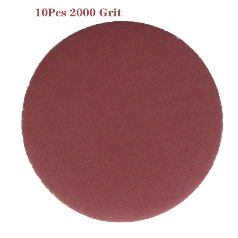 Sandpaper 5inch/125mm 40-2000Grit Round Shape Disk Sand Sheets Polishing