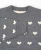 Titibait Heart Print Knit Pullover AEXP4174 Free Size Ivory Women's
