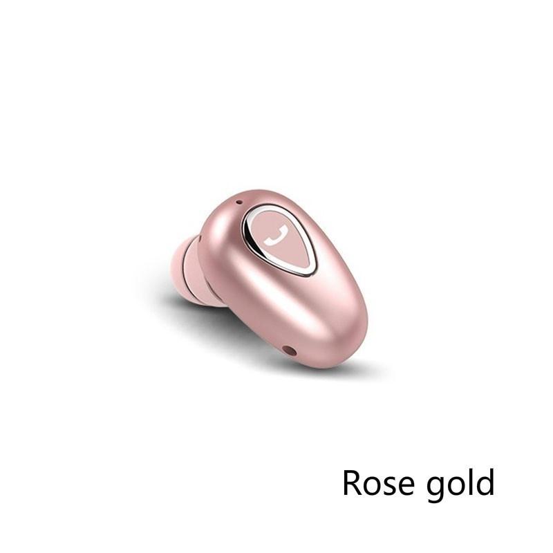 1Pc Wireless Bluetooth Earphone Mini Invisible In-Ear Sports Earbuds with Microphone Stereo Headphones
