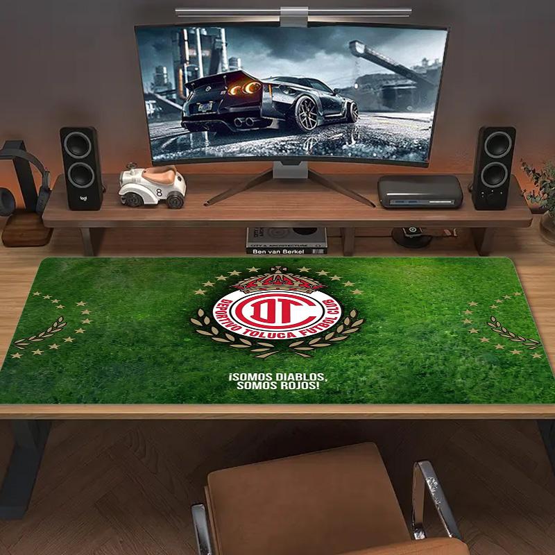 Toluca Color Mouse Pad Large Gaming Table Cushion Non-slip Laptop Tablet Big Mousepad XXL Mat Mini PC Playmat With Lock edge
