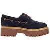 Timberland C.F.. Stead Индиго Замша Платформа Stone Street Лоферы 'Темно-синяя Замша' Женские A62MZ