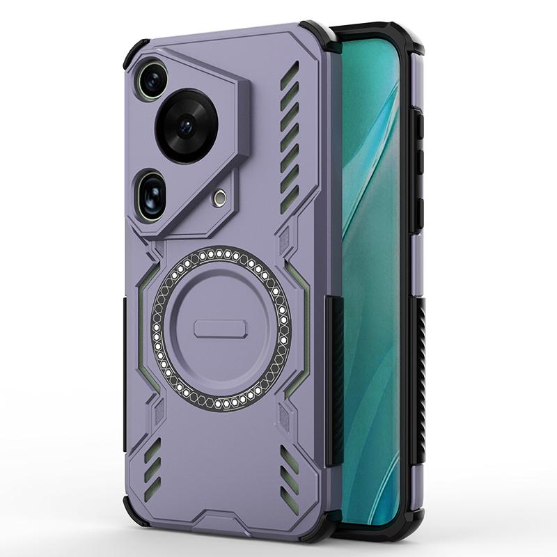 KEYSION Чехол с полым рассеивателем тепла для Huawei Pura 70 Pro+ Магнитное охлаждение Ударопрочный чехол для телефона Huawei Pura 70 Ultra