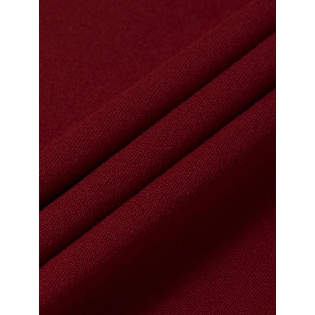 Autumn and Winter Plus Size Round Neck Long Sleeved Color Blocked Base Shirt Pullover Men's T-shirts