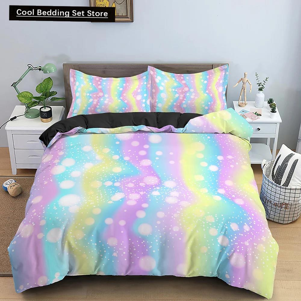 3D комплект постельного белья Роскошный детский пододеяльник Комплект постельного белья Пододеяльник 220x240 с 1/2 наволочкой Одеяло Комплекты постельного белья Twin Queen