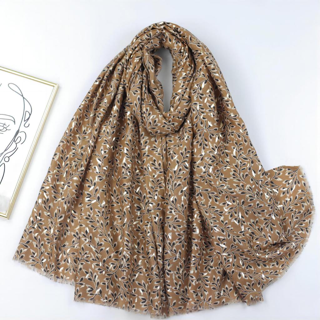 2024 Spring And Autumn Winter New Cotton And Hemp Long Thin Scarf Travel Versatile Sunscreen Warm Shawl For Women