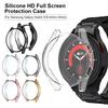 Защитный чехол для Samsung Galaxy Watch 5 44 мм 40 мм SM-R900 R910 / Galaxy Watch 4 Силиконовый HD Полный экран Защитная крышка Чехлы