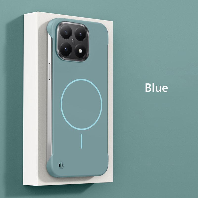 Безрамочный Магнитный Чехол для Беспроводной Зарядки Magsafe для Xiaomi 15T Pro Xiaomi15TPro 5G Тонкий Жесткий Задний Чехол