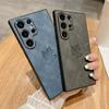 Чехол из ПУ-кожи с тиснением кленовых листьев для Samsung S25 S24 S23 S22 S21 Plus Note 20 Ultra A56 A36 A26 A16 A55 A54 A15 A34