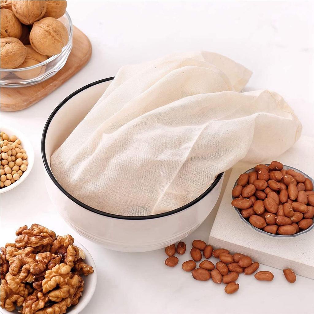 100 сеток, многоразовые сырные ткани, марлевые мешки для процеживания, ореховые пакеты для молока, пакеты для холодного заваривания, фильтр для чая, йогурта, кофе, ситечко для фильтра