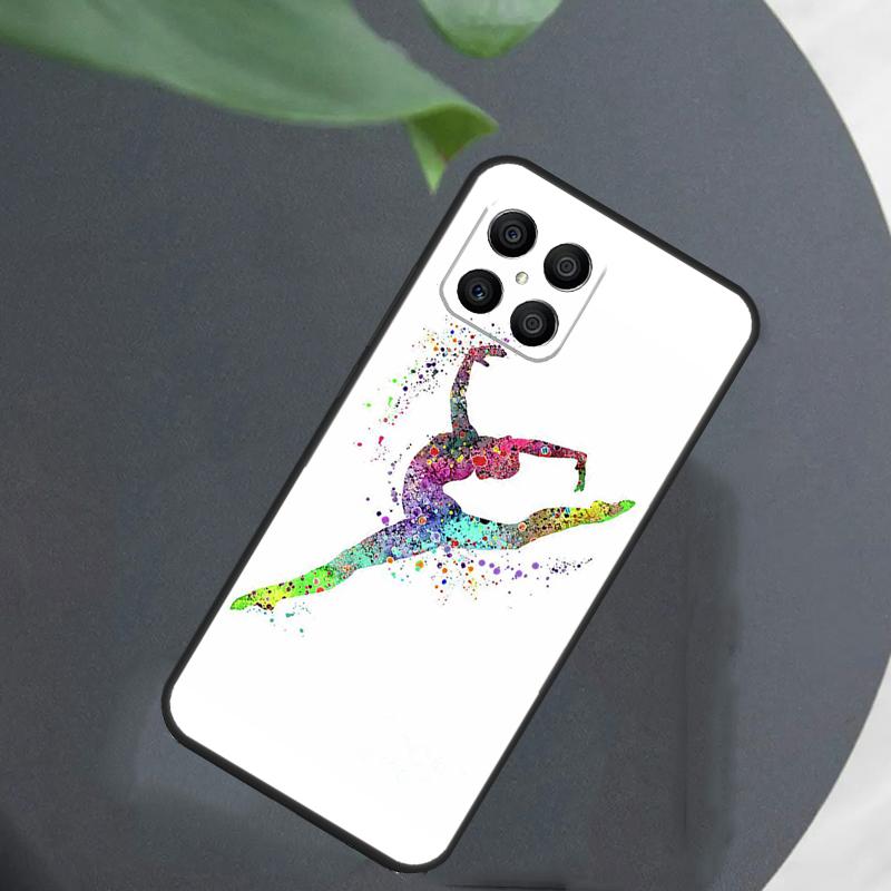 Акварельная печать Гимнастика Для Honor Magic 8 7 5 6 Pro Чехол Для Honor 200 400 Lite 50 70 90 X8c X8b X9a X9b X9c X9d Win