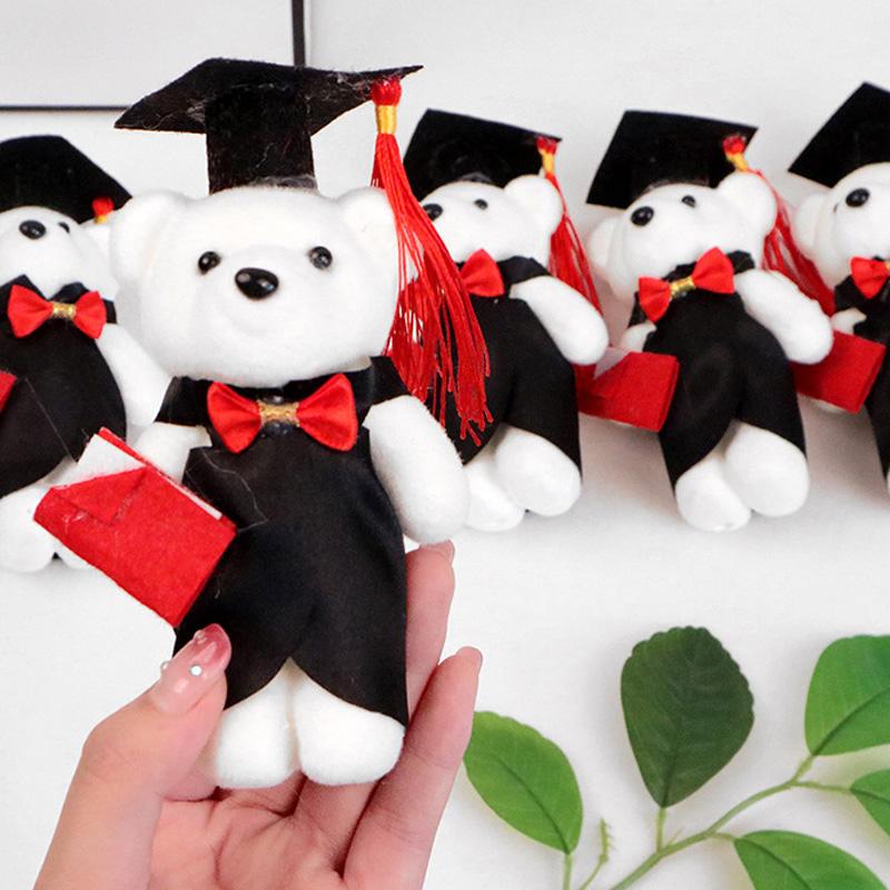 5/10 шт./упак. букет цветов, упаковка своими руками, регалии, шапка, маленький медведь, день учителя, животные, куклы, подарки на выпускной, выпускной год