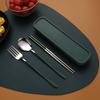 3 in 1 Tableware Set Stainless Steel Travel Flatware Durable Travel Cutlery Set  Outdoor