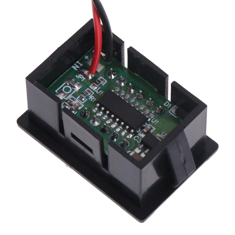 DC 2 провода 4.5-30V Мини светодиодный цифровой дисплей вольтметр вольтметр панельный измеритель напряжения автомобилей обратная полярность для защиты