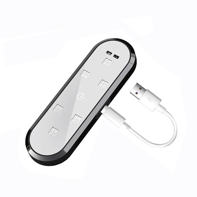 Car Door Lights LED Welcome Light Flash Lamp Magnetic Control USB Charging Auto Open Door Anti-collision Emergency Signal Lamp