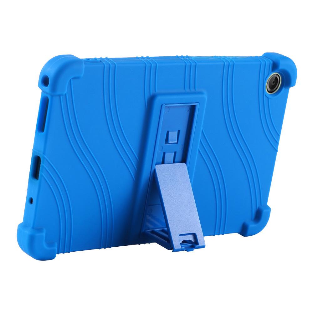 For Lenovo Tab K9/Tab One Silicone Case with Kickstand Rugged Protective Cover