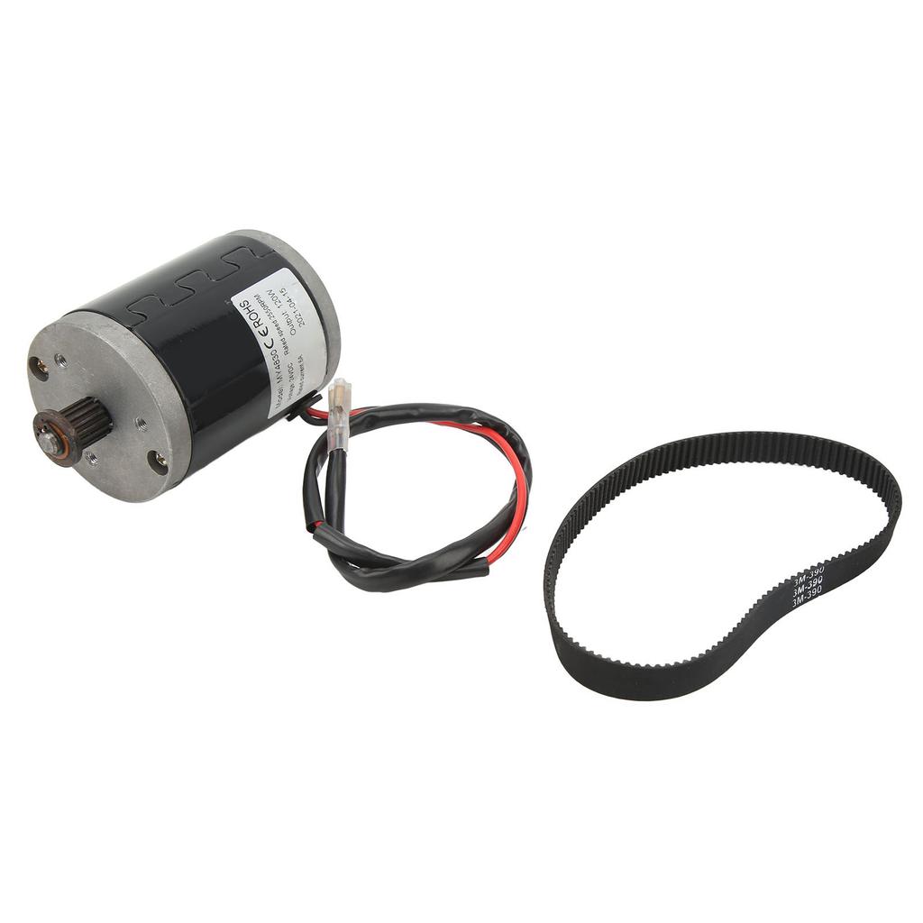 Brushed DC Motor 24V 120W 6A 2550RPM Aluminum Alloy Low Noise High Torsion High Speed Motor for Electric Bike Motorbike