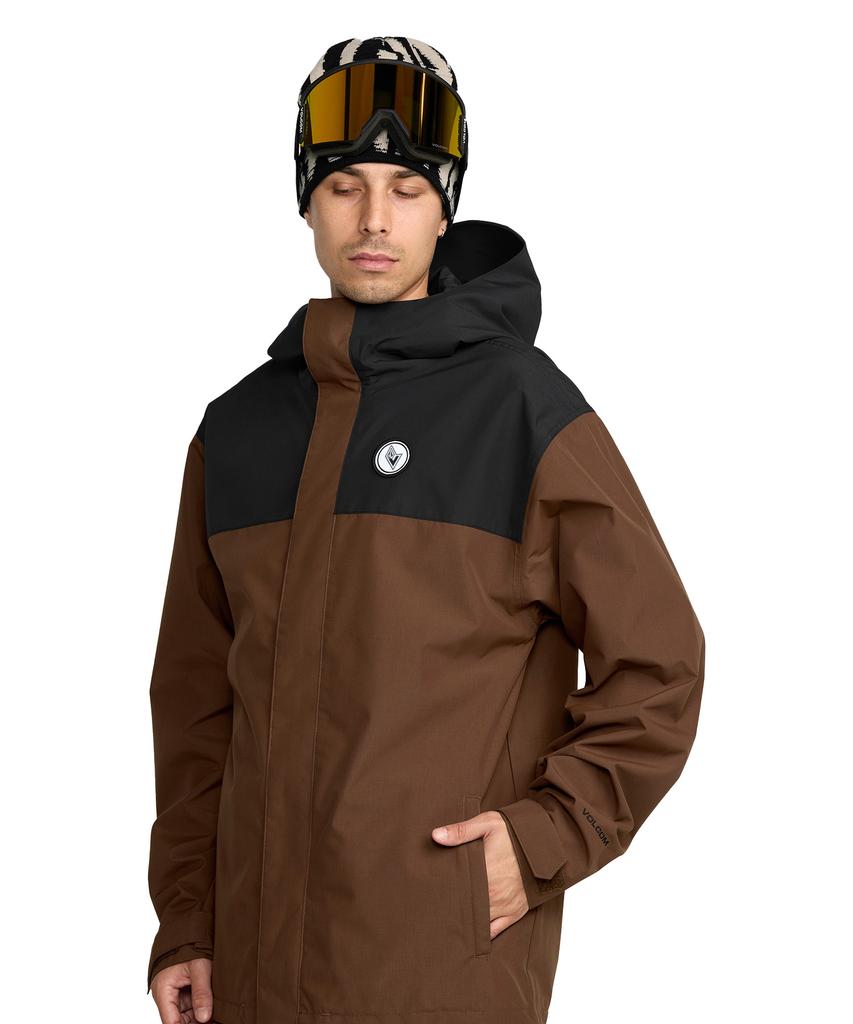 Мужская куртка Volcom Buck-Three-Eighty (коричневый)