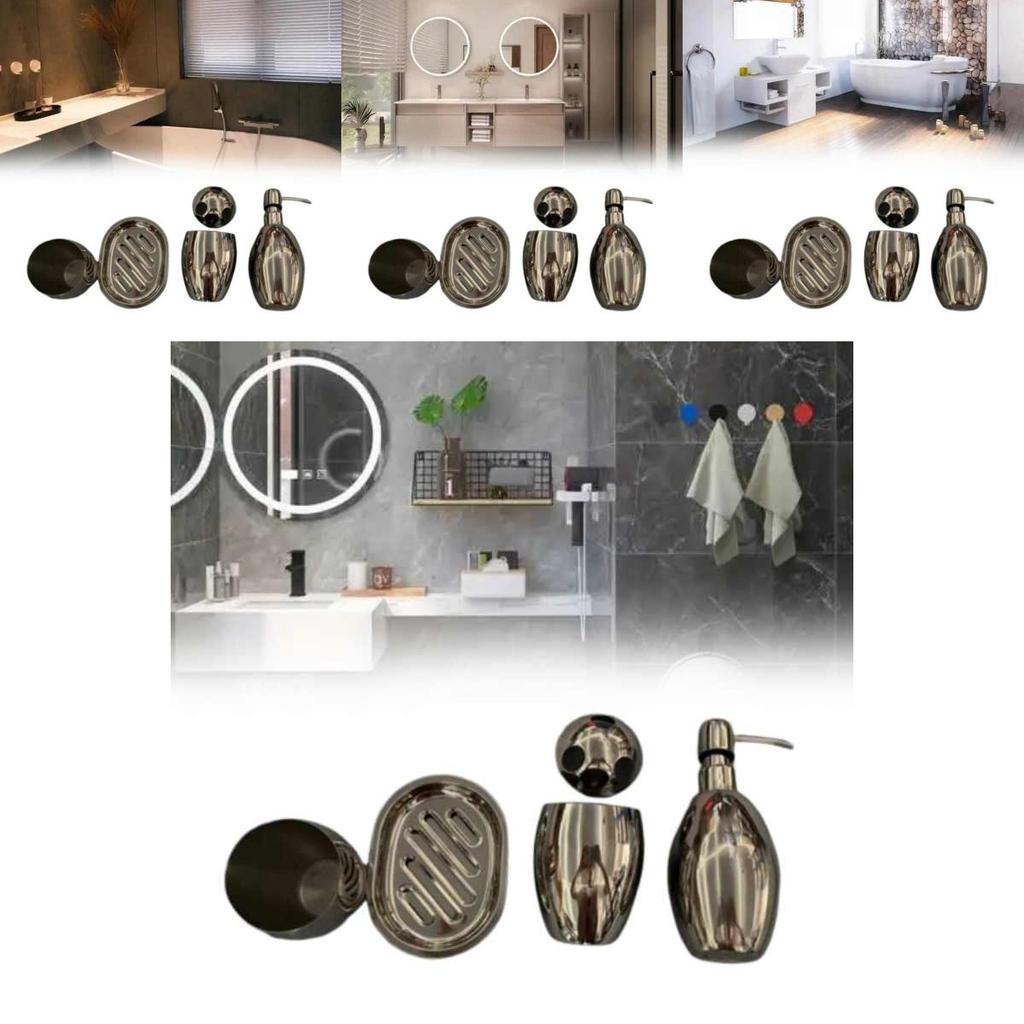 Stainless Steel Hand Soap Dispenser Bathroom Decor With Press Button For Bathroom