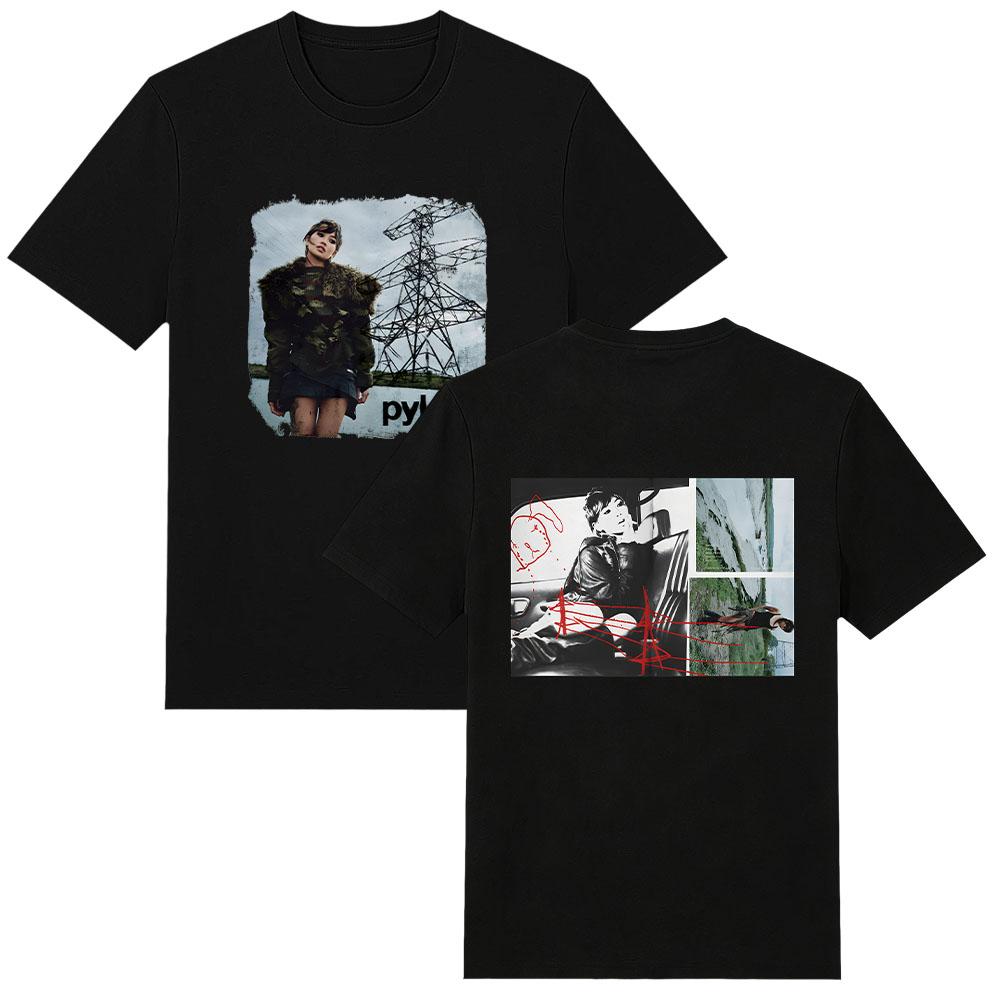 Summer High Quality Cotton Tee Beabadoobee Pylon The Album Cover Cartoon Print T Shirts Unisex Comfort O-neck Short Sleeve Tops