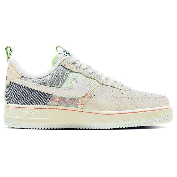 Nike Мужские кроссовки Air Force 1 07 Premium Sashiko серо-белые кокосового молока FB1854-111