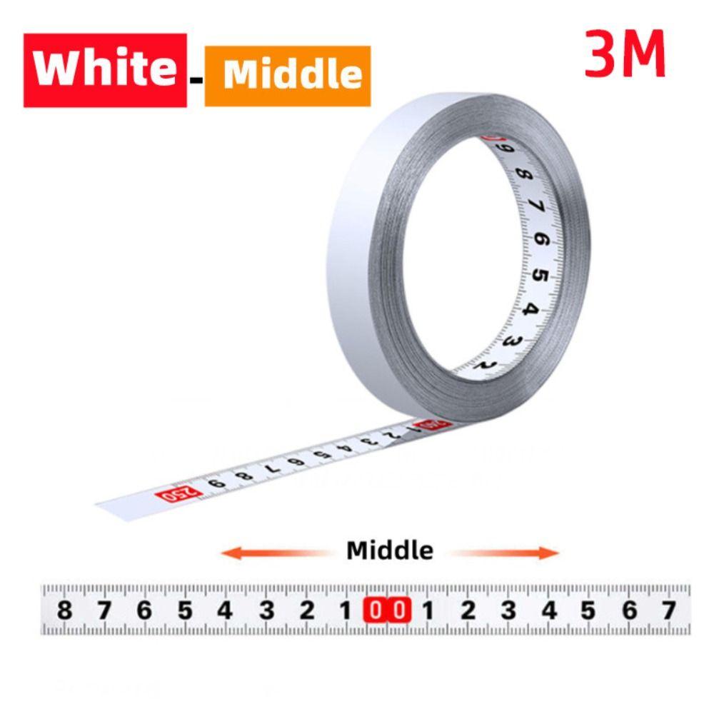 Металлическая рулетка из нержавеющей стали Самоклеящаяся линейка для верстака Миторный паз