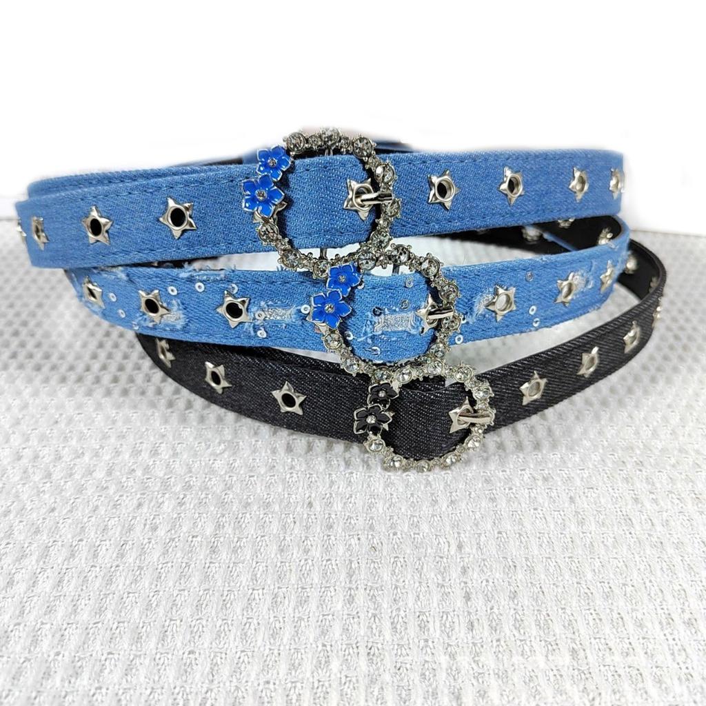 Повседневный пояс на талию со стразами, цветами, punk chain, пояс с люверсами для платья с запахом, пояс на талию для костюма, юбки, джинсов, украшение
