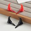 1 пара Хэллоуин Дьявольские рога Заколка для волос Черный Красный 2 цвета в наличии Заколка для волос Демон Рог Готическая вечеринка Косплей костюм ZYF