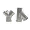 1/4" 3/8" 1/2" 3/4" 1" 1-1/4" 1-1/2" 2" BSP Резьба внутренняя Y-образный 3-ходовой Соединитель Муфта Разветвитель Трубопроводная арматура из нержавеющей стали 304