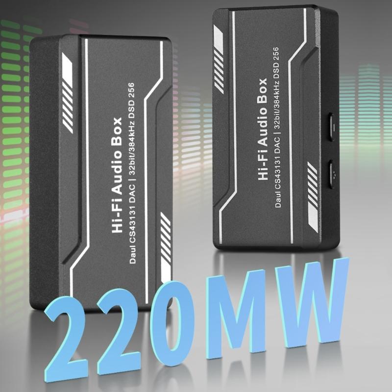 Портативный USB C усилитель 32 бит 384 кГц USB C на 3,5 мм 4,4 мм адаптер с чипом CS43131 USB C адаптер для наушников для телефона