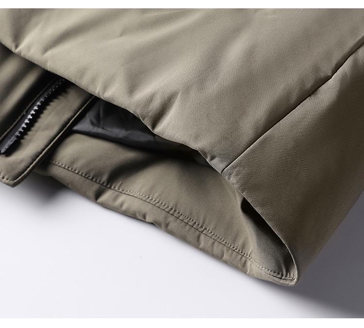 Пуховик мужской с капюшоном от известного бренда - Зимнее теплое пальто для всех возрастов