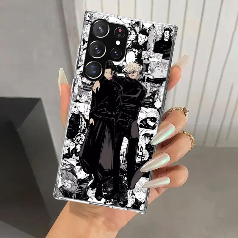 Чехол для телефона Jujutsus Japan Anime для Samsung Galaxy S26 S24 S23 Ultra S25 Edge S22 S21 Plus S20 FE + Мягкий чехол с принтом Funda Galax