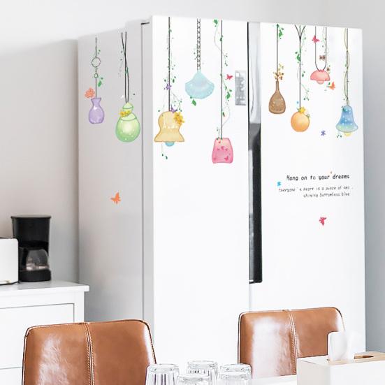 Потолочный светильник, подвесной стикер на стену, самоклеящаяся наклейка для прихожей, гардероба, декор