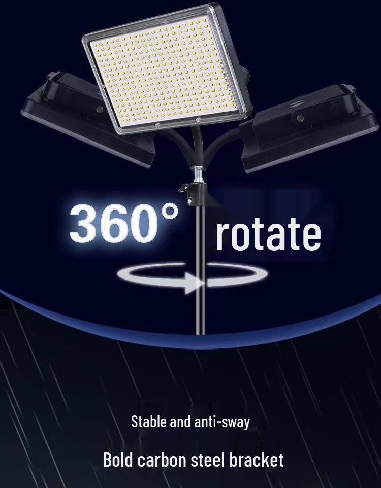 Super Bright Outdoor Stall & Barber Shop Lighting: Warm Light Charging Strip with Stand