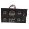 300x190mm Engine Boat Instrument Panel Water Oil Temperature Oil Level Voltage Tachometer 5 Gauge Set for Yachts RVs
