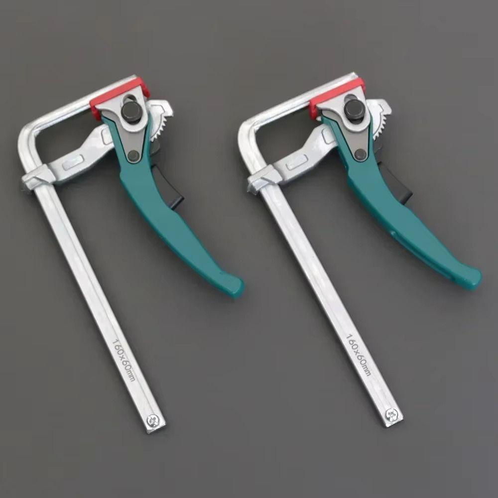 Aluminum Zinc Zinc Alloy Quick Release Clamp Quick Ratchet Rail Clamp 2pcs Set Guide Rail Clamps MFT Table