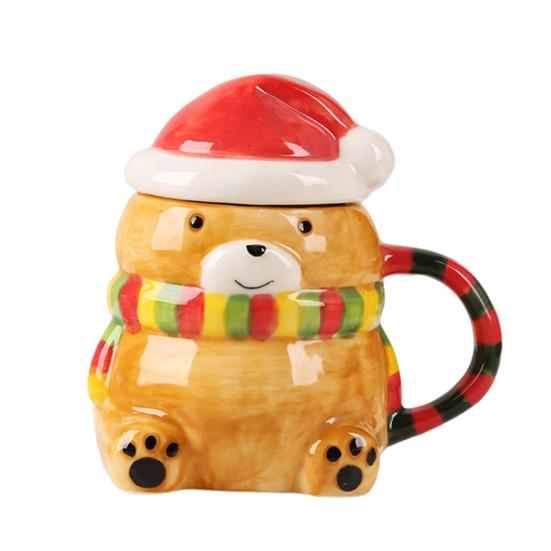 Керамическая чашка для молока, милая новогодняя елка на Хэллоуин, многоразовая кружка для напитков, многофункциональная, для кофе и чая, горячая