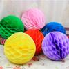 10Pcs Colorful Honeycomb Paper Flower Small Lantern Christmas Holiday Party Party Room Courtyard Flower Ball Decoration Supplies