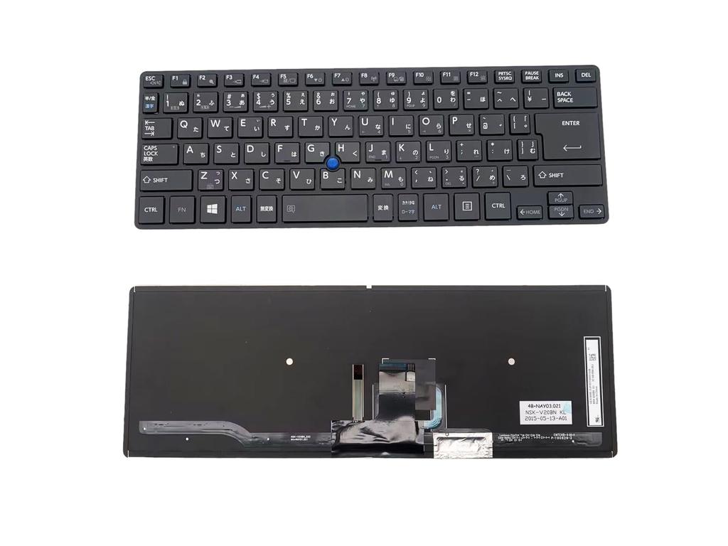 Ремонт Замена Клавиатура Подходит Dynabook R734 Series Японская Клавиатура с Подсветкой FR R734/M R734/K