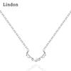 Женское ожерелье Lindon, кулон из медного сплава, циркон, модный подарок