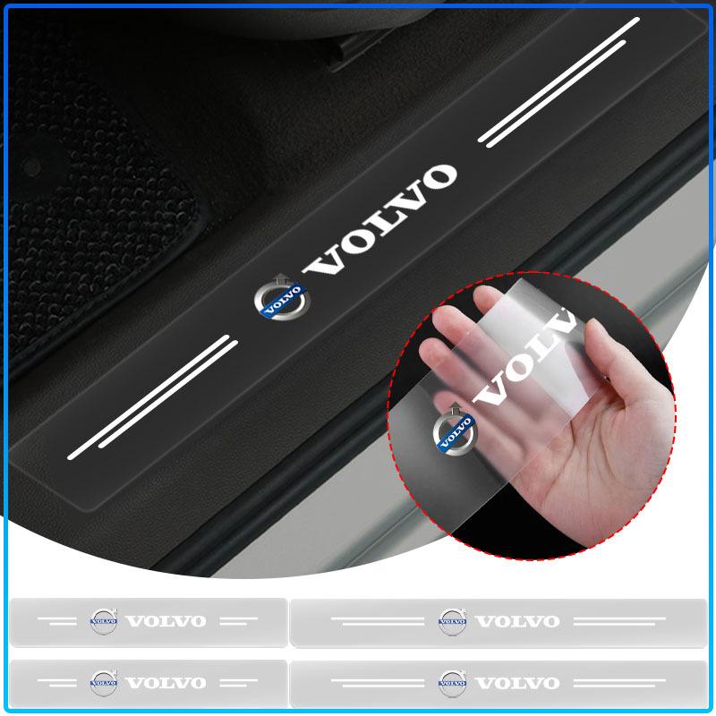 Защитная накладка на порог автомобиля Прозрачная наклейка Для Volvo XC90 XC60 XC70 XC40 V90 V60 V40 C70 C30 S80