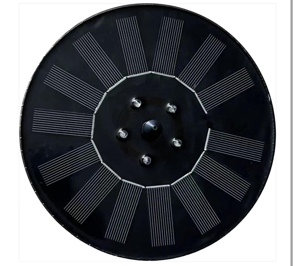 Мощный солнечный плавающий прудный фонтан для аэрации