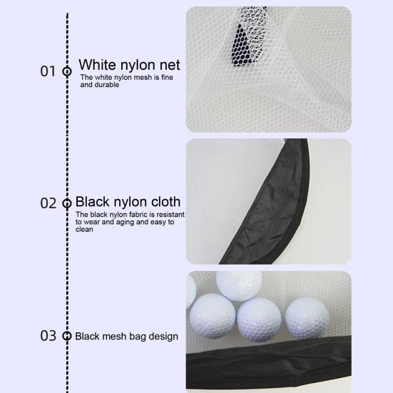Тренировочная сетка для игры в гольф Чиппинг Тренажер для точности и качания Чиппинг Кейдж-мат Портативная сетка для тренировок в гольфе Игра в гольф в помещении и на открытом воздухе Тренировка по мишеням