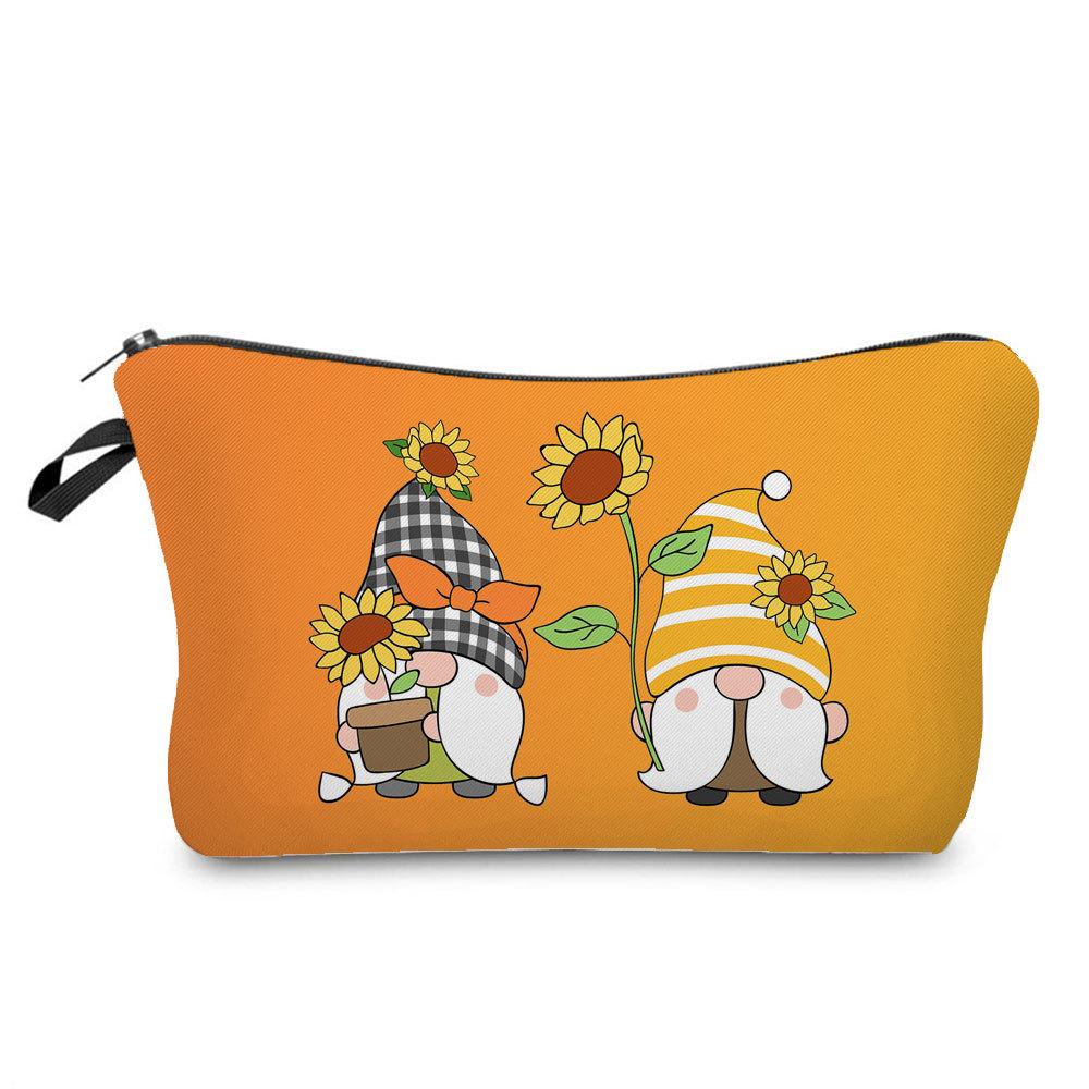 Женская косметичка с принтом гномов, органайзер для туалетных принадлежностей, дорожный кейс для хранения 6392