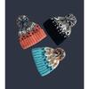 Women S Fair Isle Knit Hat Ear Flap Pom Pom Warm Winter Hat