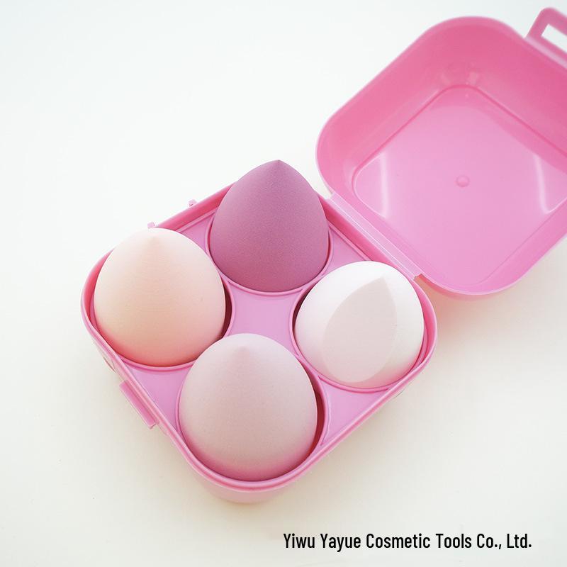 Super Soft Beauty Sponge Makeup Egg Set - Non-Absorbing Puff Cushion