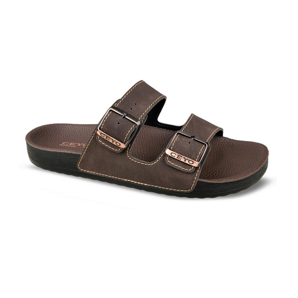 Ceyo Мужские тапочки Bahama-10 с регулируемой пряжкой и анатомической подошвой