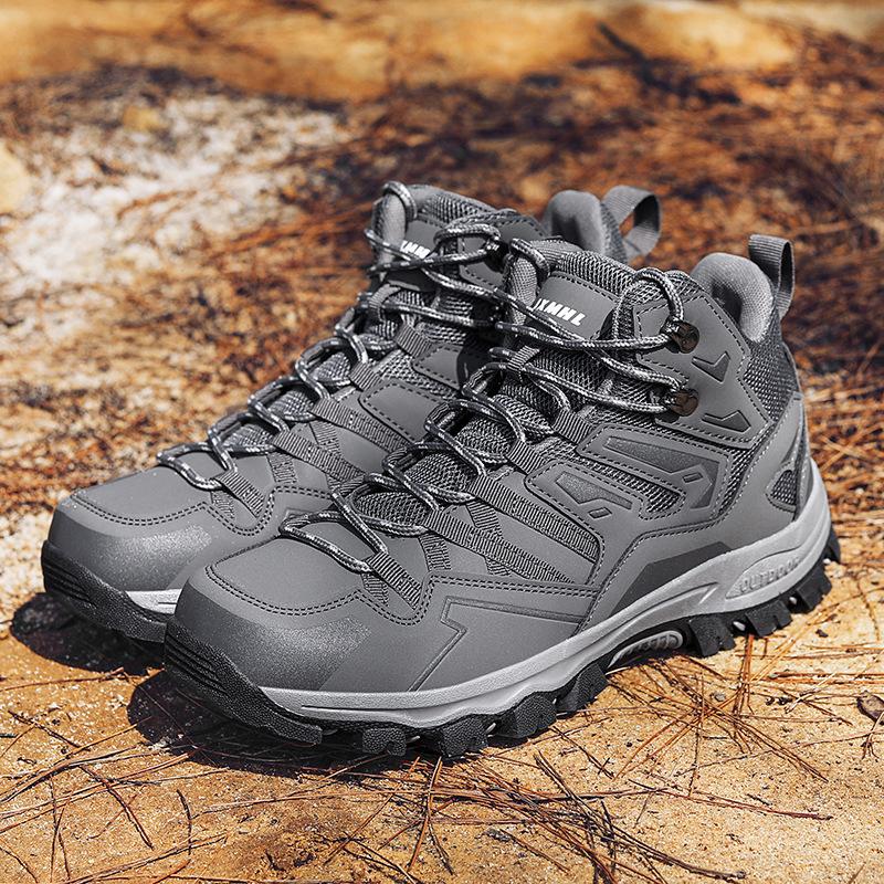 Большой размер высокие кроссовки для хайкинга дышащие дорожные кроссовки для хайкинга нескользящие и износостойкие обувь для активного отдыха